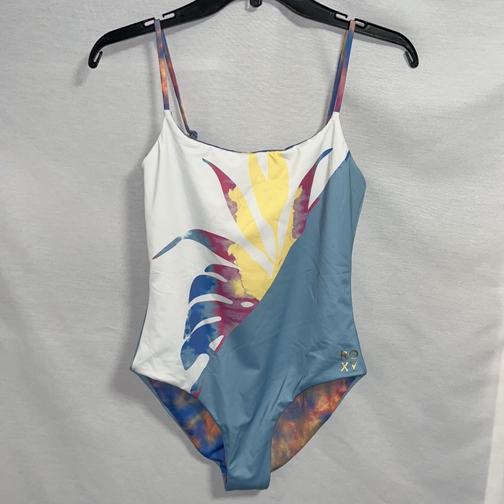 ROXY Pop Surf Reversible One Piece Swimsuit S